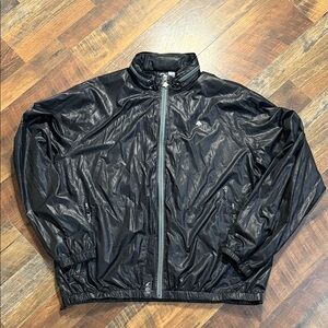 LRG Windbreaker Jacket Black Full Zip Streetwear 3XL